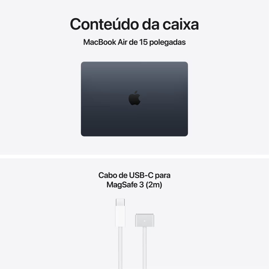MacBook Air M5 de 15,3 Polegadas  - 16GB RAM, 1TB SSD - CPU de 10 núcleos e GPU de 10 núcleos