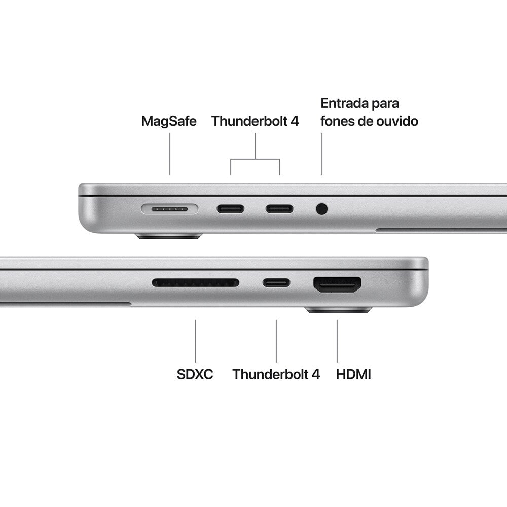 MacBook Pro M5 de 14,2 Polegadas  - 24GB RAM, 1TB SSD - CPU de 10 núcleos e GPU de 10 núcleos