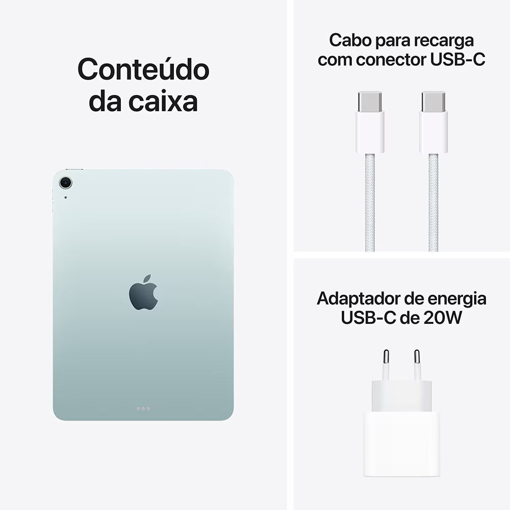 Apple iPad Air de 11 polegadas, M3, 7ª geração, 128GB, Wi-Fi