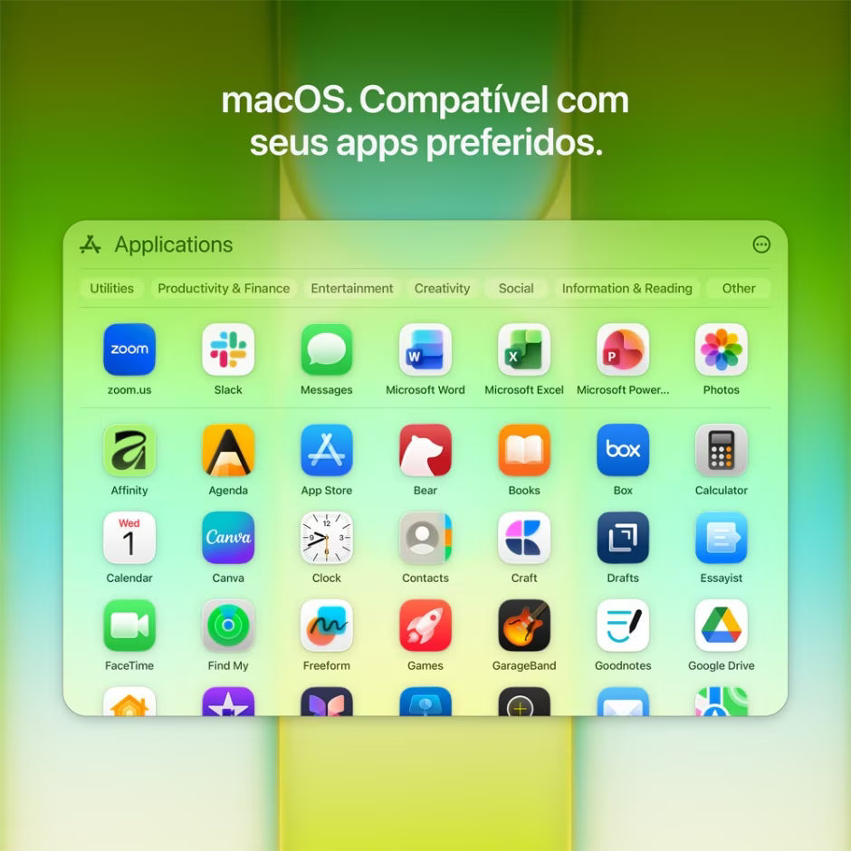MacBook Neo de 13 Polegadas - Chip A18 Pro - 8GB RAM, 256GB SSD - CPU de 6 núcleos e GPU de 5 núcleos