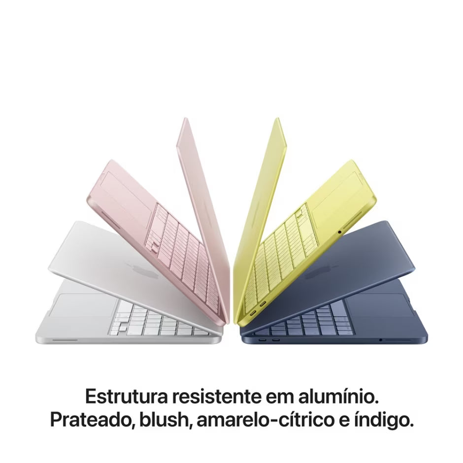 MacBook Neo de 13 Polegadas - Chip A18 Pro - 8GB RAM, 256GB SSD - CPU de 6 núcleos e GPU de 5 núcleos