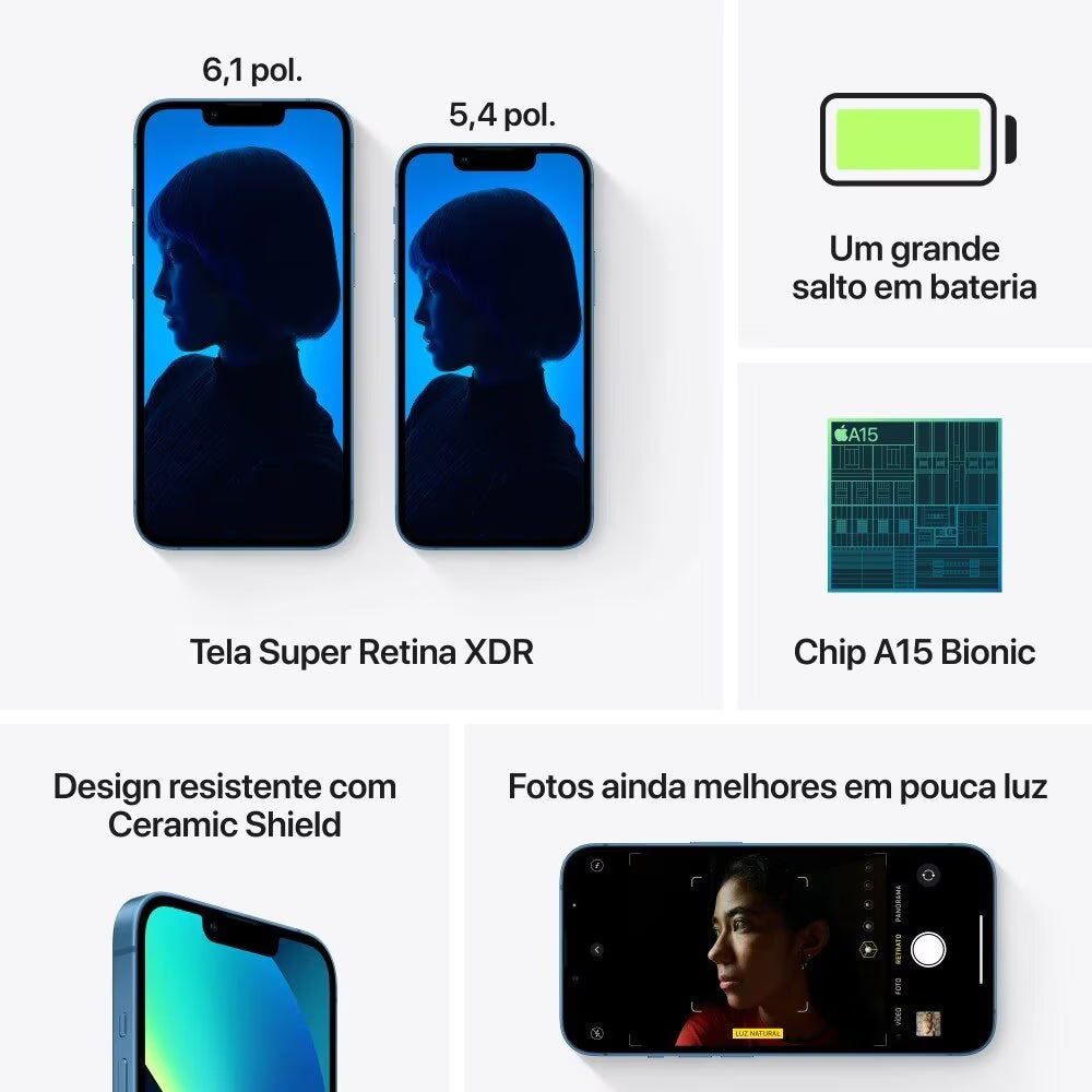 Apple iPhone 13 128GB - Seminovo