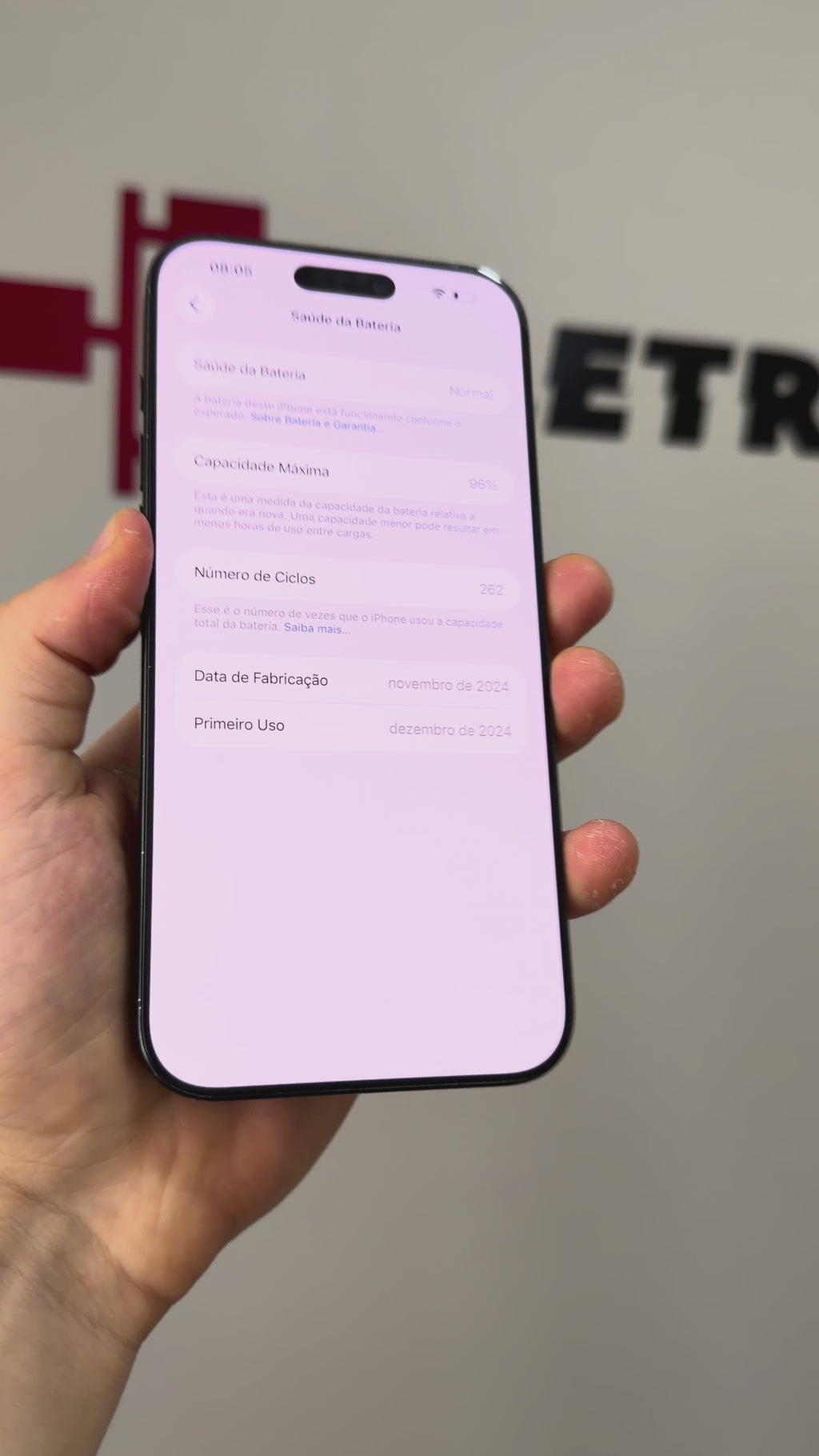 Apple iPhone 16 Pro Max 256GB - Seminovo